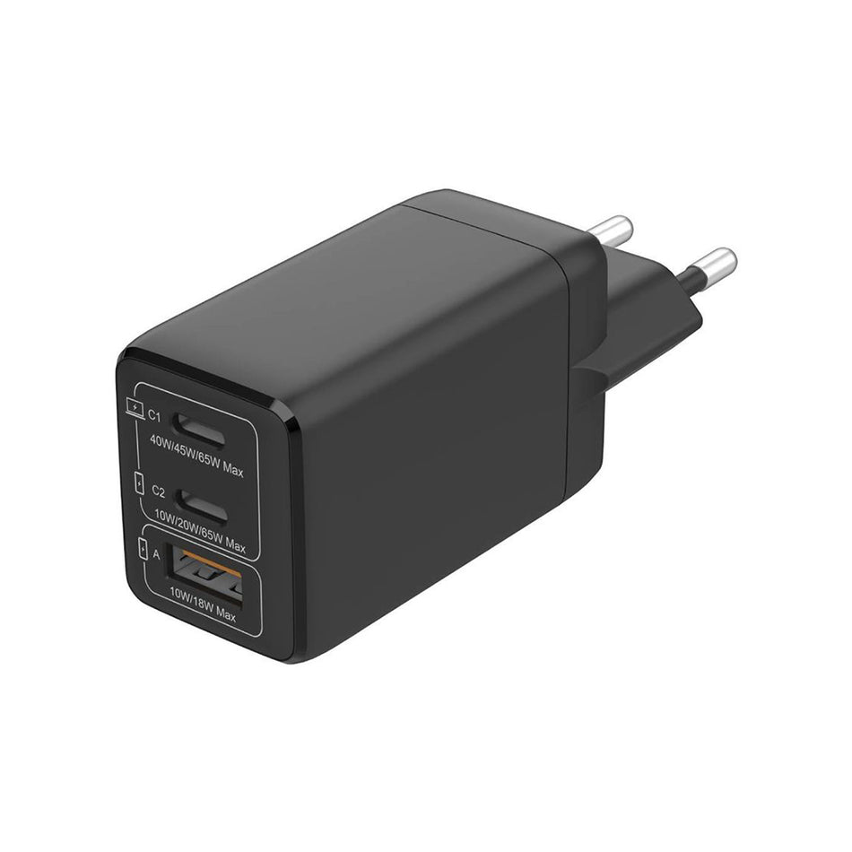 Lenvor Triple Port Power Adapter 65W Max Output USB C