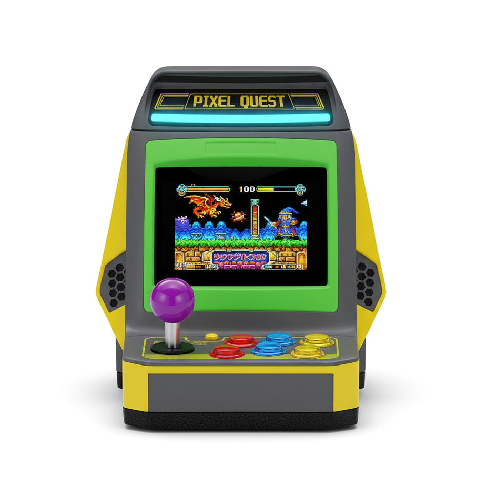 Dellea Mini Arcade System Classic Game Collection Retro Joy