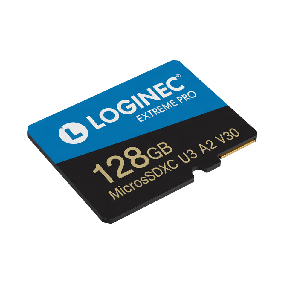 Loginec Extreme Pro MicroSDXC 128GB High Speed U3 A2 V30 4K
