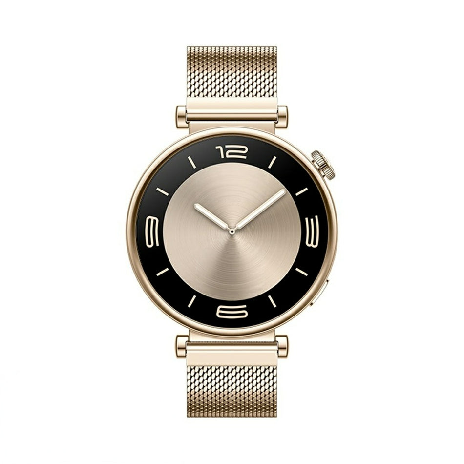 Sovi Series Smartwatch with Milanese Mesh Band and Hidden Display