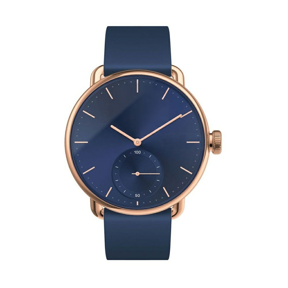 Marsen Silent Vibrate-Alert Hybrid Watch with All-Day Activity Tracking