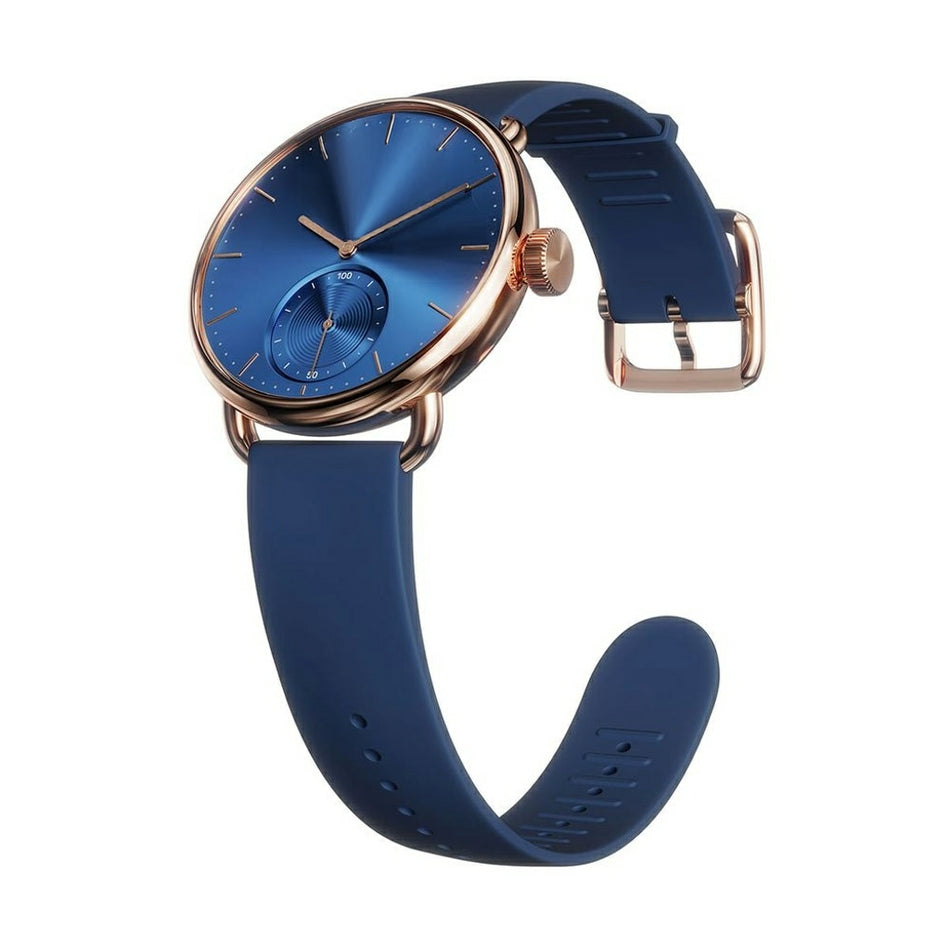 Marsen Silent Vibrate-Alert Hybrid Watch with All-Day Activity Tracking