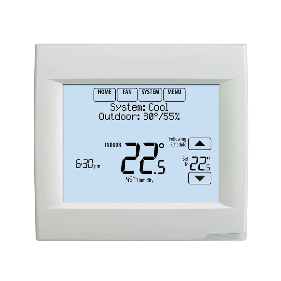 Dellea Smart Thermostat Large LCD Screen Humidity Outdoor Data